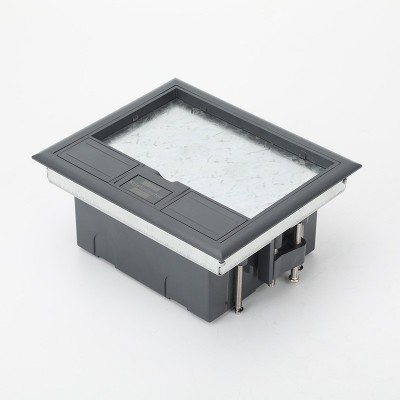 SCF-169P 地插盒开启式隐藏地插暗盒电话电脑五孔插座地面插座图5