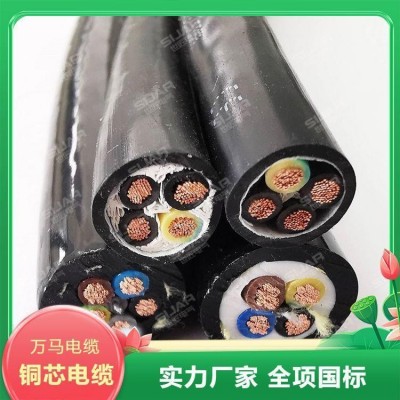 国标铜芯通信电缆 阻燃电缆 耐高温送货到厂 纯铜 万马电缆 1米图3