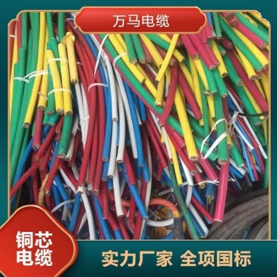 国标铜芯通信电缆 阻燃电缆 耐高温送货到厂 纯铜 万马电缆 1米图5