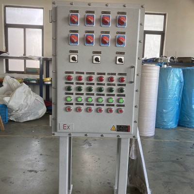 隔爆型立式配电箱 防爆照明动力配电柜 llB/llC级铝合金正压柜 1台图4