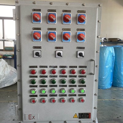 隔爆型立式配电箱 防爆照明动力配电柜 llB/llC级铝合金正压柜 1台图3