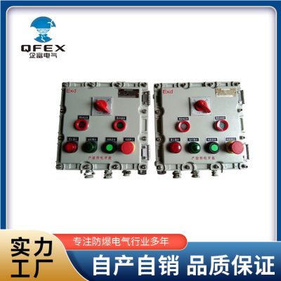 照明开关防爆箱 防爆配电箱输出 防腐按钮箱 企富 1个