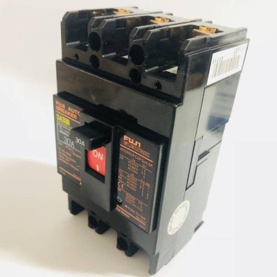 日本原装富士FUJI空气开关塑壳断路器EA33AC 3P 30A 1只图3