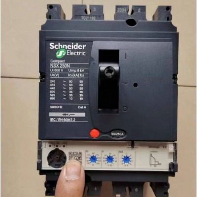 CVS塑壳断路器CVS630F/N TMD 500A/630A 施耐德电气 漏电保护 1个图2