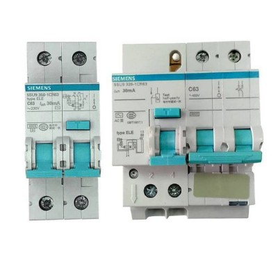 西门子漏电开关保护器 空开断路器1P+N63A/40a/32a/20a/16A总开关 2台
