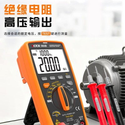VICTOR胜利VC960B绝缘万用表锂电池二合一绝缘电阻测试仪1000V图2