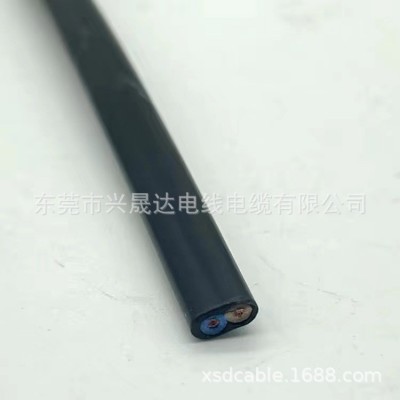 国标伸缩门线TVVB2~8芯0.5~2.5平方纯无氧铜芯柔软耐弯 曲扁电缆线图4