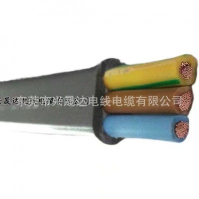 国标伸缩门线TVVB2~8芯0.5~2.5平方纯无氧铜芯柔软耐弯 曲扁电缆线图5