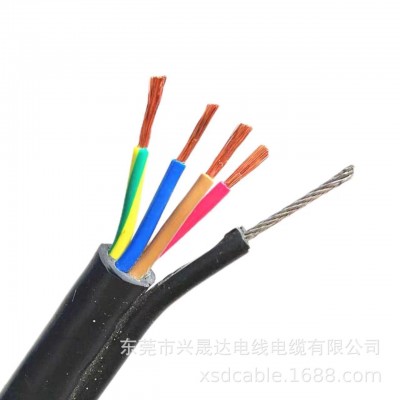 带钢丝吊机控制电缆 电葫芦手柄控制线 RVVG6-16芯柔软 耐折耐磨损图2