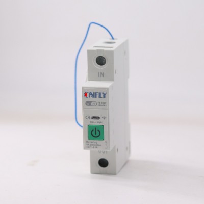 1P63A带N线TUYA WIFI智能断路器远程APP控制定时开关KWH计量过欠 50只图2