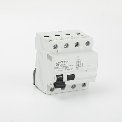 B型10KA RCCB RCD新能源 电动汽车 充电桩专用 2P 4P 断路器 1个图3