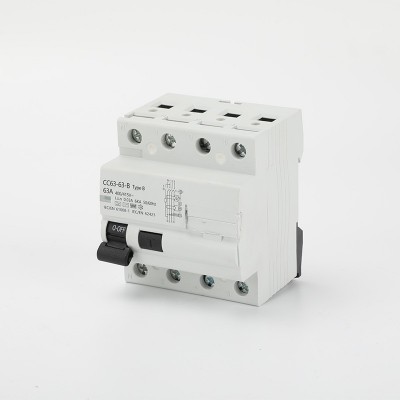 B型10KA RCCB RCD新能源 电动汽车 充电桩专用 2P 4P 断路器 1个图2