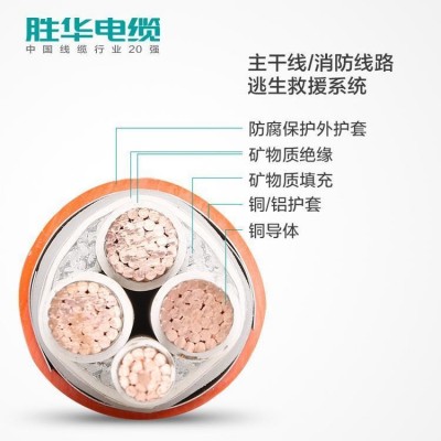 电线电缆 铜铝护套无机绝缘防火 2.5-240平方 胜华电缆 定制图3