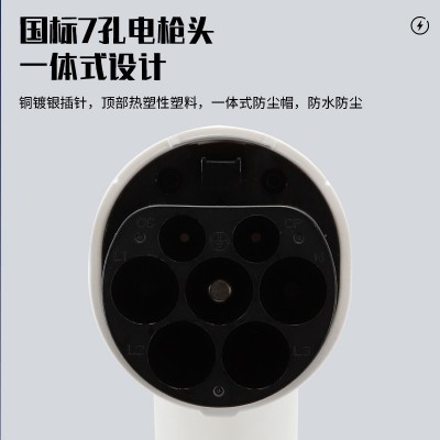 新能源充电枪 便携式比亚迪电动汽车充电枪 免接地线通用随车充 1个图3