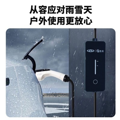 瓦凯龙3kw比亚迪专用电动汽车便携奔腾小马功率可调充mini随车充 1套图4