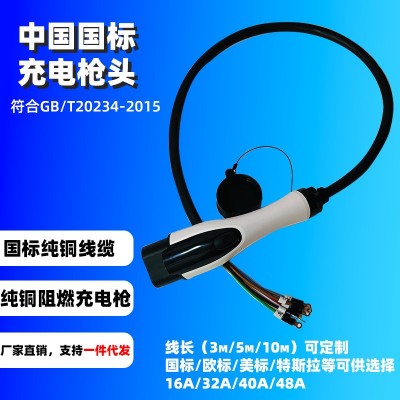 新能源电动车充电枪器线16A7KW比亚迪通用随车充枪头替换更换维修 1条图4