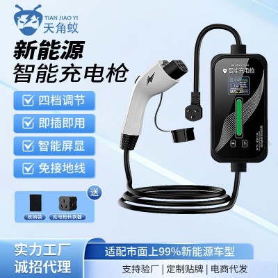 新能源电动汽车充电桩家用充电枪16A7kW比亚迪理想吉利随车充通用 1个