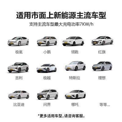 充电桩14kw家用商用新能源电动汽车通用落地式双枪单枪充电桩通用 1台图5