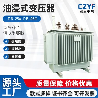 S11油浸式变压器铜铝芯电力三相电力隔离变压器高压220 v转大功率