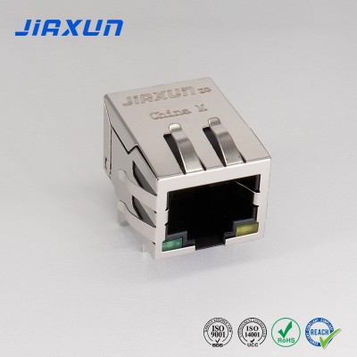 佳迅供应RJ45网口连接器 4P6P 8P8C百兆千兆变压器RJ45网络插座图5