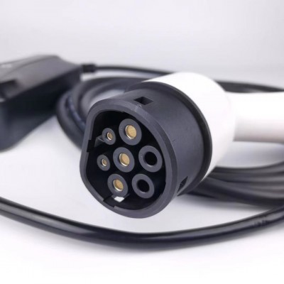 40安培20英尺电动汽车充电器延长线SAE J1772连接器便携式充电器 1个