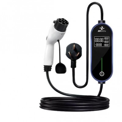 欧标7kw便携式随车充新能源汽车充电器充电桩适用欧标99%车型通用 1套图4