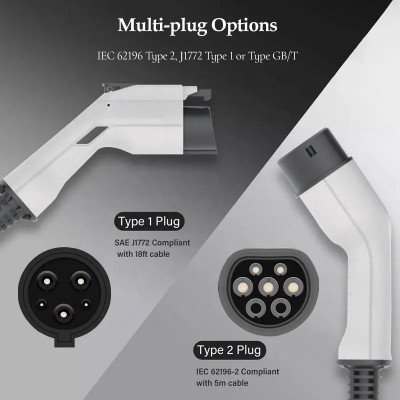 12kw新能源充电桩美标电动汽车充电枪交流50A家用快充壁挂充电桩 1台图3