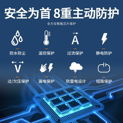 佳族32A7KW充电桩特斯拉广汽埃安奥迪保时捷新能源交流快充家用 1套图3