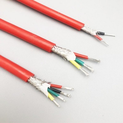 硅胶屏蔽耐高温电缆线2/3/4/6芯YGCP/YGZP镀锡多芯抗干扰信号线图2