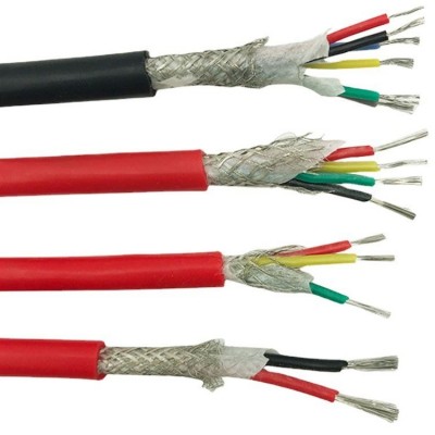 硅胶屏蔽耐高温电缆线2/3/4/6芯YGCP/YGZP镀锡多芯抗干扰信号线图5