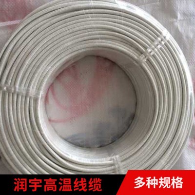 云母高温线 镀镍 纯镍 耐火线高温硅胶线 硅橡胶编织高温线2芯图2