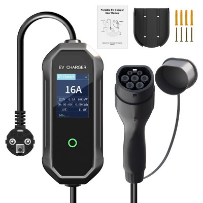 TYPE2便携式充电枪新能源汽车充电桩欧标16A3.5KW随车充生产厂家图3