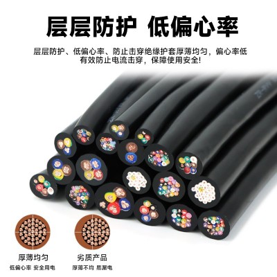 国标纯铜控制电缆线信号线2/3/4/5/6/8/10/12/16/20/ 24芯rvv电缆 1卷图3