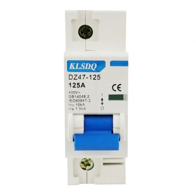 NC空气开关80A-100A-125A小型断路器DZ47-125/1P2P3P4P断路器供应