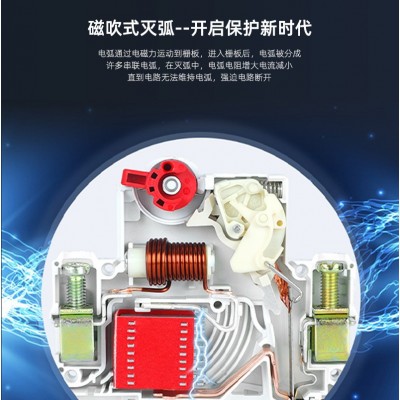 DZ47s系列空气开关漏保开关 家用微型63A家装电器直流漏电图2