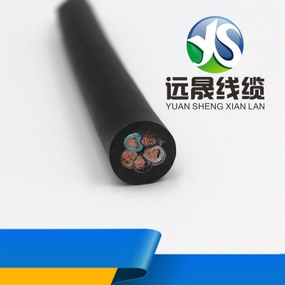 现货5芯6平方电缆线厂家直销VDE CE认证H07RN-F 重型橡胶线 8米图3