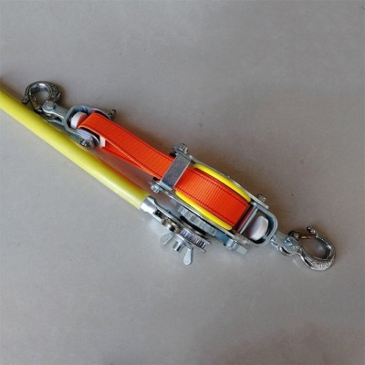 带电作业张紧导线收紧器绝缘紧线器钢铝绞线紧固器棘轮式牵引器图2