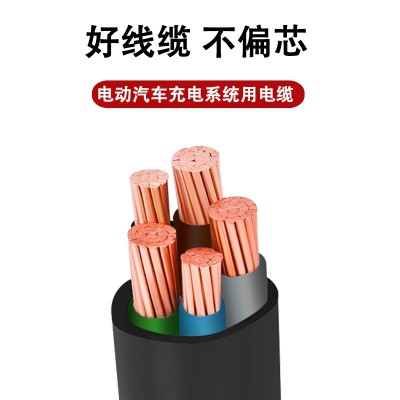 光伏电缆电动车汽车充电桩电线新能源绝缘应急电源户外电瓶车 1m图5