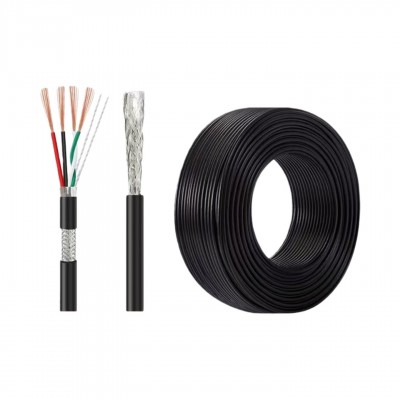 UL2547屏蔽线22+28AWG4芯双绞带铝箔编织线USB2.0/3.0数 据线厂家 100米图3