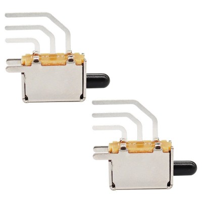 按键开关PS12F39S单排下弯三脚直键琴键开关小型黑柄自锁按钮开关图5