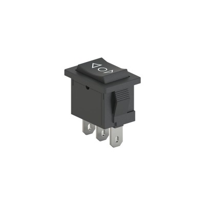 船型开关双边自复位kcd1三脚三档船型开关复位开关15x21翘板开关图5