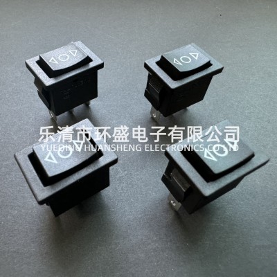 船型开关双边自复位kcd1三脚三档船型开关复位开关15x21翘板开关图3