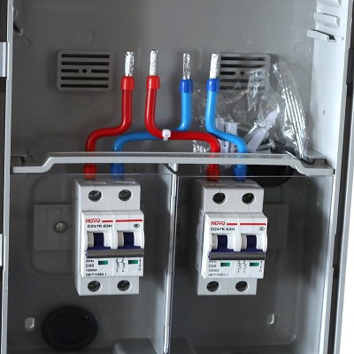 国网壁挂式全透明塑料电表箱单相一户PC+ABS非金属计量防水电表箱图2