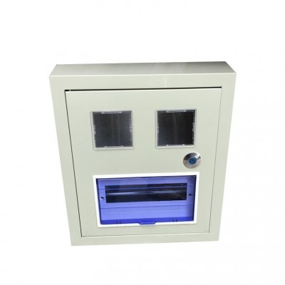 厂家直销PZ40单相明装电子式单项电表箱1户2户3户4户出租房配电箱图5