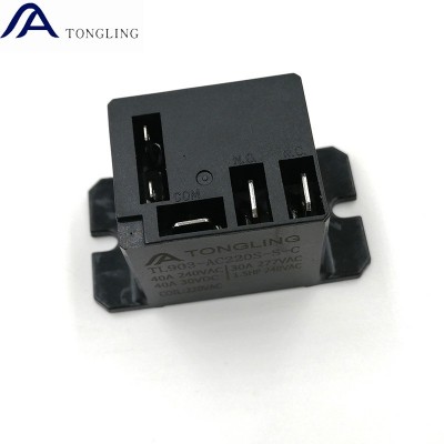 TL903-AC220S-C继电器220V交流空调继电器40A5脚转换型105F继电器 5PCS