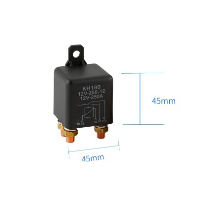 供应250A升级版12V/24V大功率5脚继电器空调继电器汽车电源总开关 1条图4