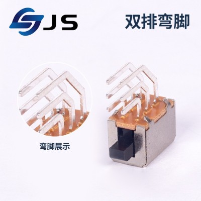 PS22F93弯针直键开关自锁开关无锁按键电源带锁PS22F05PS22F35 1个图2