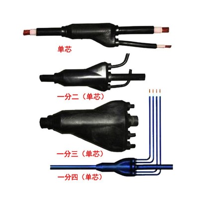 预分支电缆YFD-YJV防耐火国标铜芯电力电缆连体多芯分 支线缆定 制
