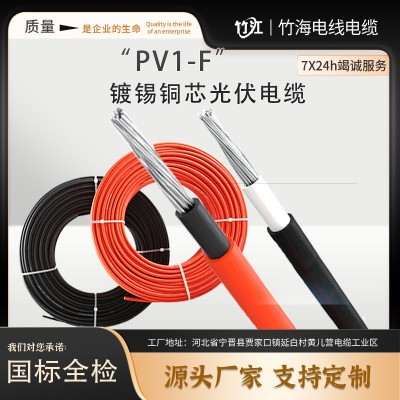 PV1-F 光伏直流电缆 TUV/UL 认证 1.5-6 平方铜芯分布式电 站专用图2