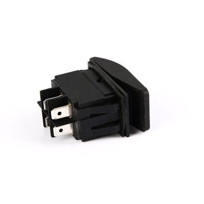 批发船型按键开关LED灯改装开关汽车游艇改装四脚开关插座一体 500个图4